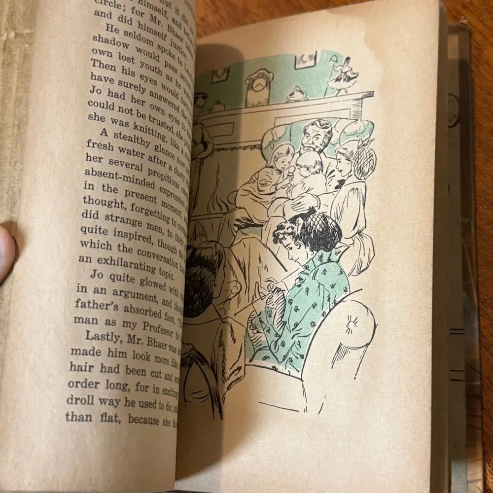 Vintage 1955 edition of Little Women by Louisa May Alcott